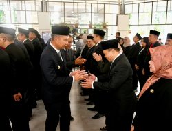Lantik PNS Jabatan Fungsional, Pj Gubernur Pesan Junjung Tinggi Integritas