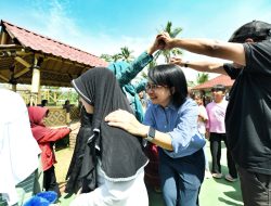 Pemulihan Pascabencana, Amanda Sapa Anak-anak di Cugenang Cianjur