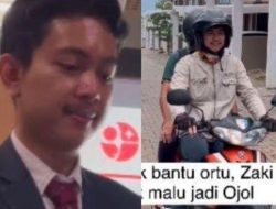 Perjuangan Zaki Mahasiswa ITB Nyambi Jualan Basreng jeung Ngojek