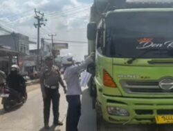 Langgar Jam Operasional Truk, Dinas Setempat di Subang Langsung Berindak Tegas