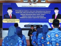Bupati Sumedang Mengingatkan ASN Baru Menjaga Integritas dan Disiplin