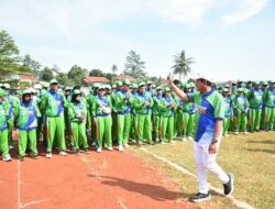 Bupati Dony Lepas Kontingen POPDA dan PEPARDA