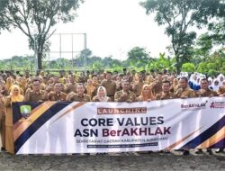 Sekda Sumedang Tuti Ruswati : Core Values ASN BerAKHLAK di Luncurkan