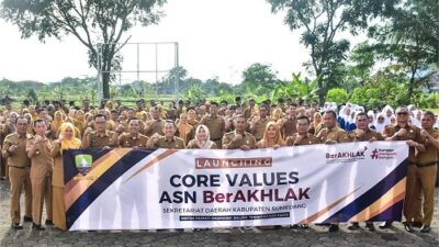 Sekda Sumedang Tuti Ruswati : Core Values ASN BerAKHLAK di Luncurkan
