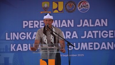AHY Resmikan Jalan Lingkar Utara Jatigede, Infrastruktur Rp78 Miliar yang Dorong Pariwisata Sumedang