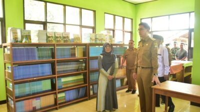 Wabup Fajar Cek Sarana Prasarana SMPN 1 Cibugel
