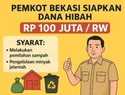 Tiap RW di Kota Bekasi Bisa Dapat Hibah Rp 100 Juta Mulai Oktober, Ada Syaratnya