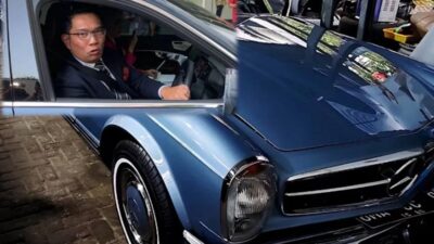 Intip Mercedes-Benz 280 SL BJ Habibie yang Dibeli Ridwan Kamil