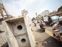 Percepatan Pembangunan Flyover Nurtanio, Jalan Sekitar Ditutup Sementara