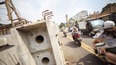 Percepatan Pembangunan Flyover Nurtanio, Jalan Sekitar Ditutup Sementara