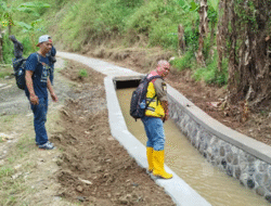 Dinas PU Sukabumi Tingkatkan Jaringan Irigasi di Parakanlima Cikembar