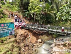 Jembatan Panel Garuda Resmi Berdiri, Akses Empat Desa di Cisolok Kabupaten Sukabumi Terhubung