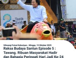 Raksa Budaya Santun Episode 5 : Ribuan Masyarakat Hadir dan Bahagia Peringati Hari Jadi Ke-24 Kota Tasikmalaya