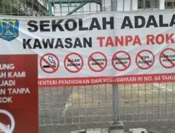 Sanksi Merokok di Sekolah Berlaku untuk Guru dan Siswa