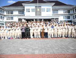 Lepas Kontingen Porsenitas dan Pornas, Bupati Dian : Pantang Menyerah, Kendati Ditengah Kerterbatasan