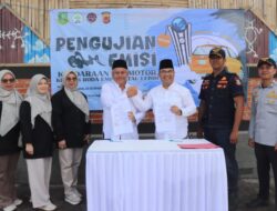Jaga Kualitas Udara, DLH dan Dishub Menggelar Uji Emisi Gas Buang Kendaraan