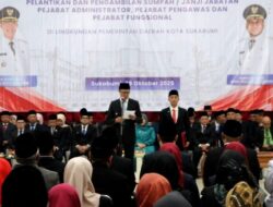 Wali Kota Melantik 133 Pejabat Administrator, Pengawas dan Fungsional