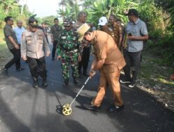 Bupati Dony Cek Kualitas Jalan Pasirhuni-Jingkang