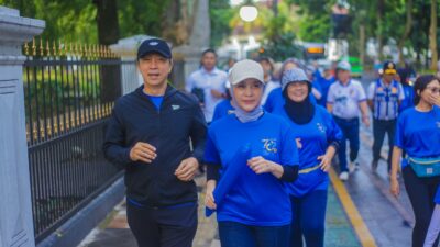 Wali Kota Bogor, Dedie Rachim Lepas 400 Peserta Fun Walk and Run