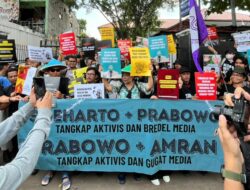 Aksi Solidaritas Dukung Tempo, Ketua Umum AJI, Nany: Gugatan Amran Senilai Rp 200 M Bentuk Pembungkaman Pers