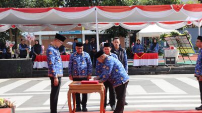 Wali Kota Sukabumi Melantik 1.827 P3K Paruh Waktu