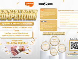 Daftar Journalist Writing Competition 2025: Bahas Zymuno dan Etawaku, PT Ethos Siapkan Hadiah Rp20 Juta