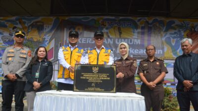 Wali Kota Sukabumi Ayep Zaki Meresmikan Tugu Batas Kota