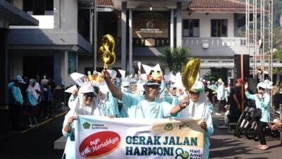 Gerak Jalan Santai Harmoni HAB Diikuti Ribuan Peserta