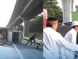 Viral Bantu Evakuasi Truk Terguling di Tol, Dedi Mulyadi: Sudah Kebiasaan Saya