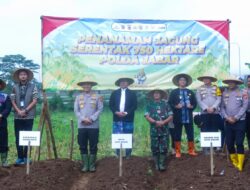 Pemkot Dukung Ketahanan Pangan Nasional Lewat Penanaman Jagung Serentak