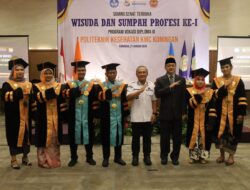 Wisuda Perdana Poltekkes KMC, Bupati Dian: Lulusan Gizi dan Fisioterapi Pikuli Amanah Kemanusiaan