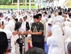 Bupati Dony Hadiri Haul KH Moh Mansur di Ponpes Darul Hikmah