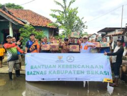 Ringankan Beban Warga Terdampak, Baznas Kabupaten Bekasi Bentuk 5 Tim Tanggap Banjir