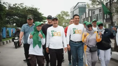Wakil Wali Kota Depok Ikuti Jalan Santai Kebangsaan 100 Tahun NU