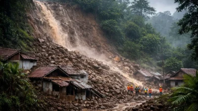 Longsor di Pangalengan Kab Bandung, Dua Balita Tewas
