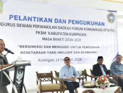 Hadiri Pelantikan DPD FK PKBM Kuningan, Bupati Dian Tekankan Peran Strategis Pendidikan Kesetaraan