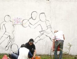 Selalu Ada Cerita Dibalik Ragam Mural di Dinding Sport Center Tadjimalela