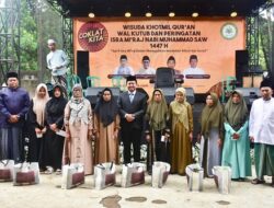 Bupati Dony Menghadiri Wisuda dan Isra Mikraj di Ponpes Al Ma’mun