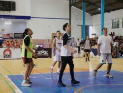 Kejuaraan Basket Pelajar 3 on 3 Ditutup Wabup Sumedang