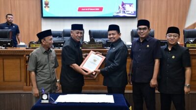 Bupati Dony Menyampaikan LKPj, Indikator Makro Sumedang Mengalami Peningkatan