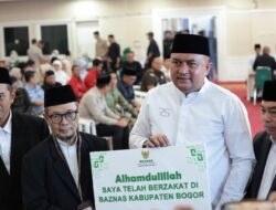 Rudy Susmanto Ajak Masyarakat Salurkan Zakat Lewat BAZNAS Kabupaten Bogor