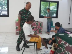 Kodim Depok-Pusrehab Kemhan Fasilitasi Pengukuran Kaki Palsu bagi Penyandang Disabilitas