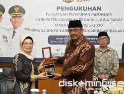 Bupati Kukuhkan Pengurus Persatuan Pensiunan Indonesia Kabupaten Sukabumi Masa Bakti 2025-2030