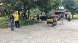 Respons Cepat DPUPR Depok Perbaiki Jalan Rusak di Wisma Cakra Limo Tuai Pujian