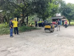 Respons Cepat DPUPR Depok Perbaiki Jalan Rusak di Wisma Cakra Limo Tuai Pujian