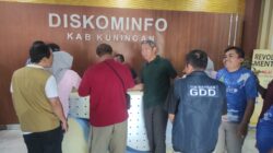Sekda Kuningan Sidak di Diskominfo, Disiplin Kerja Pasca Libur Iduladha Capai 100 Persen