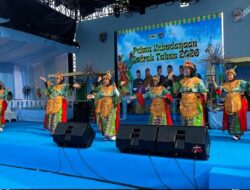 Lansia Depok Meriahkan Lebaran Depok 2026 dengan Tarian Betawi