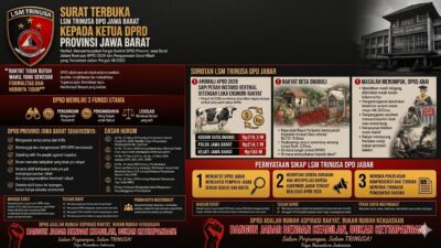 Tanyakan Fungsi Dewan, LSM Trinusa Kirim Surat Terbuka untuk Ketua DPRD Jabar