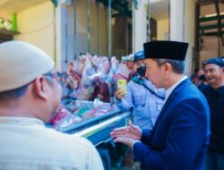 Dedie Rachim Tinjau Proses Penyembelihan Hewan Kurban di RPH