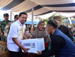 Bupati Dony Membuka Kampung Sosial Cimanggung Ikhtiar Mengurangi Warga Miskin